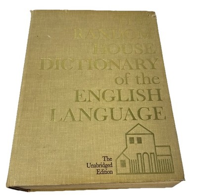 Random House Dictionary of the English Language Unabridged 1973 Hardcover