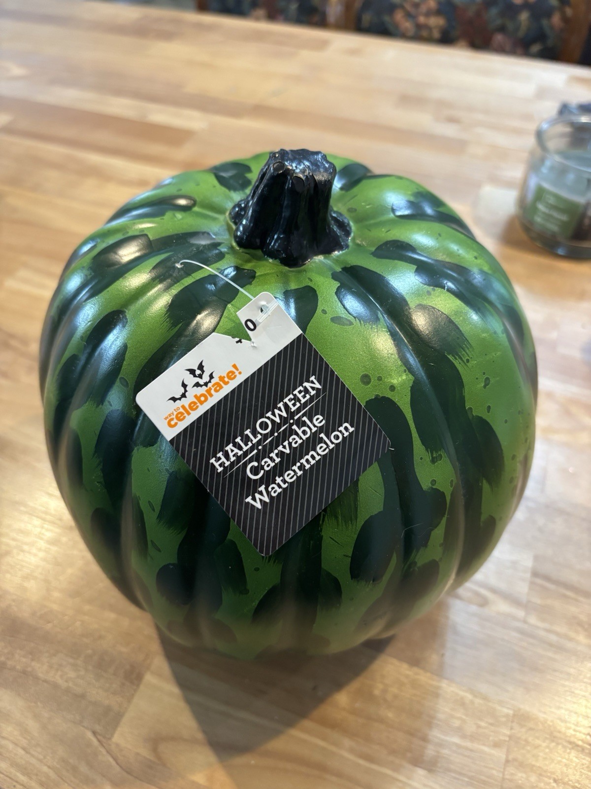 Carvable Watermelon Pumpkin Halloween  SOLD OUT IN STORES Summerween