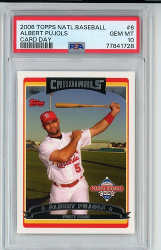 2006 Topps NBCD #6 Albert Pujols PSA 10 Gem Mint