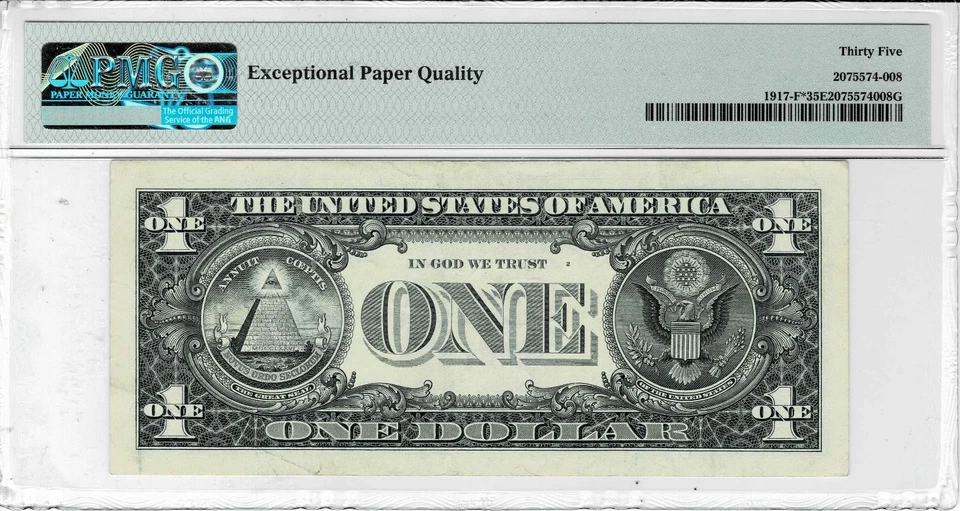 1988A $1 Federal Reserve WEB *STAR note--fr.1917-F* (Atlanta) PMG VF 35 EPQ - Image 2 of 4