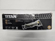 750W Titan Reciprocating Saw Corded Electric Tool Mint Condition in Box W/Blades