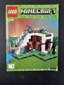 Minecraft  21134 Lego Instructional Manual Only Booklets #1 and 2