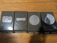 Stampin Up LOT of 4 Lock Down Label and Tag Punches - Pre-Owned