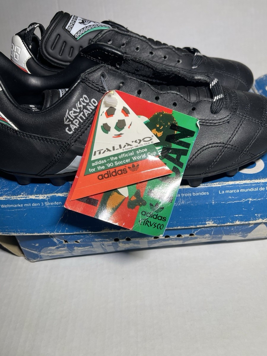 Vintage ADIDAS ETRUSCO Capitano Boots RARE World Cup 1990 Italy