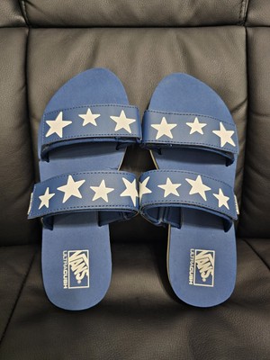 VANS Cayucas Women's  Ultracush Sandals Blue/Stars Summer Wear