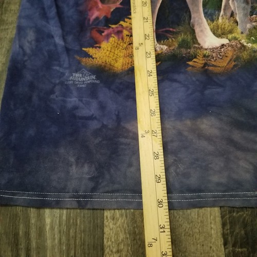 3D Tees The Mountain Wolf Pack T-Shirt 2015 dunkelblau Batik XL Wilderness - Bild 4 von 12