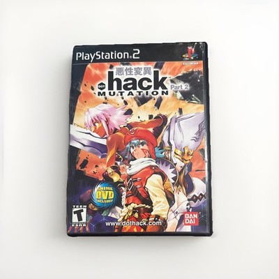 Dot  .Hack Mutation Part 2 (PS2) - Game, Anime, & Case - Clean Discs - No Manual
