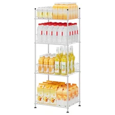 ETELI Water Bottle Holder Organizer 4 Tier Drink Can Shelf Organizer Rack for...