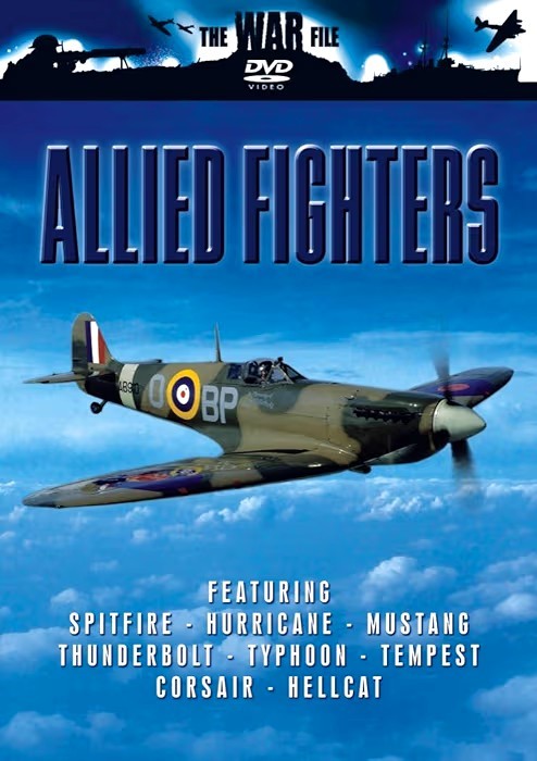 ALLIED FIGHTERS DVD NEW SEALED HURRICANE SPITFIRE MESSERSCHMITT HELLCAT #PB