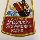 Official Hamm's Snowmobile Patrol Embroidered Cloth Patch Vintage — photo 3