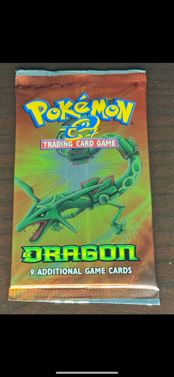 pokemon ex dragon booster pack Pokemon 2003 EX Dragon Booster Pack (Rayquaza Pack Art)