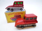 VINTAGE MATCHBOX LESNEY No.35b SNOW-TRAC PAIR / ONE ORIGINAL BOX 1964