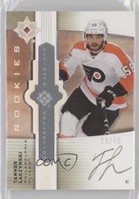 2021-22 Ultimate Collection Emblems Rookies Gold 19/49 Tanner Laczynski Auto eu6