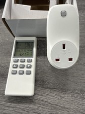 Wireless Digital Electric RF Heating Thermostat Remote Control Plug-In