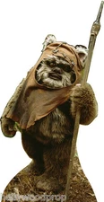 STAR WARS WICKET EWOK LIFESIZE CARDBOARD STANDUP STANDEE CUTOUT POSTER FIGURE
