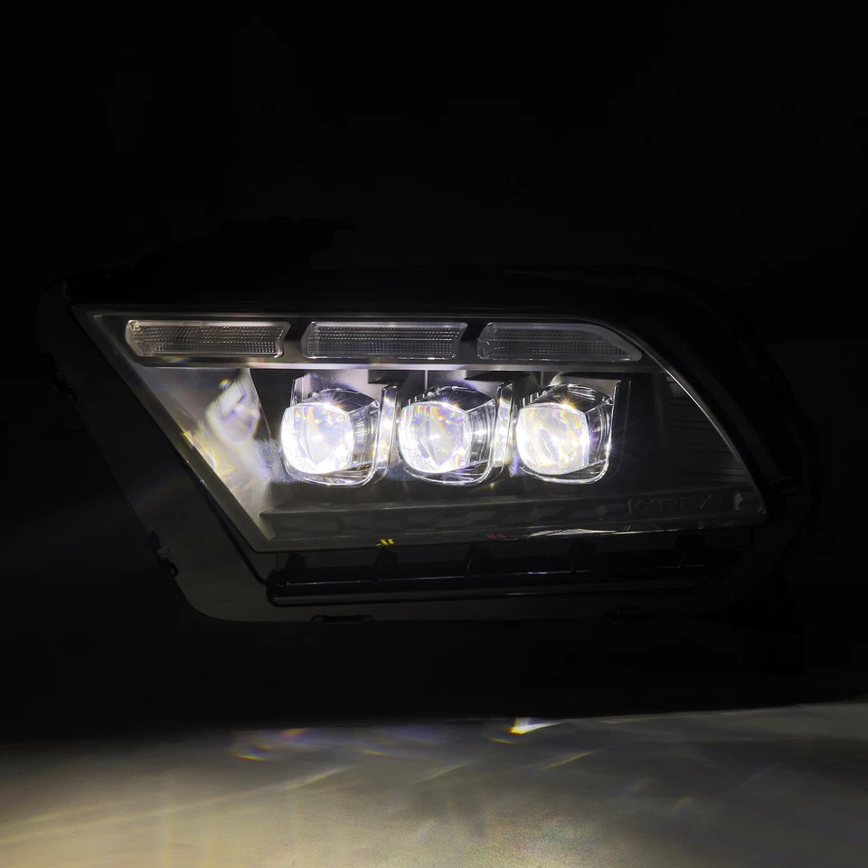 Par de faros proyectores LED negros serie NOVA para Ford Mustang 2010-2012 Foto 4 de 4