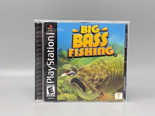 Big Bass Fishing Sony PlayStation PS1  Complete Manual Tested