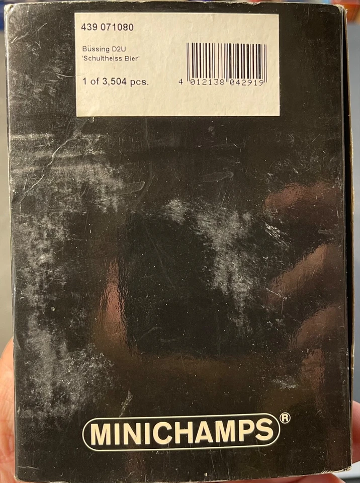 Minichamps Schultheiss Bier Bussing D2U Double Decker Bus 1/43 NEW Model - Image 3 of 4