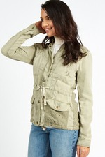 New Max Jeans Khaki Summer Jacket 8/10 Pretty Details