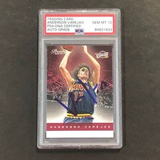 2012-13 Panini Prestige #134 Anderson Varejao Signed Card AUTO 10 PSA Slabbed Ca