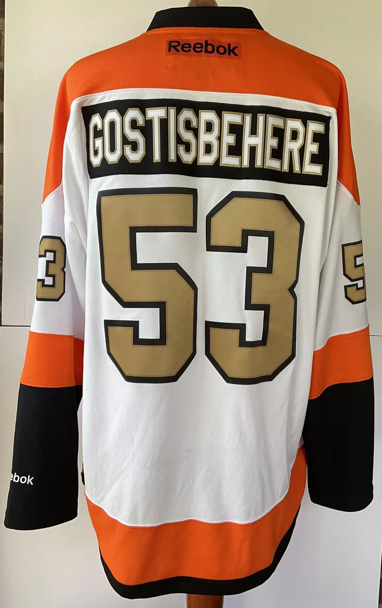 SHAYNE GOSTISBEHERE PHILADELPHIA FLYERS REEBOK PREMIER HOME JERSEY