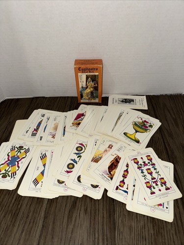 Cagliostro Tarot Deck - RED Back - Complete 78 Cards Instructions & Box - 1981 - Picture 3 of 9