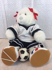 Build a Bear Workshop Soccer w/ Full Uniform Accessories Pre-Owned EUC Futbol