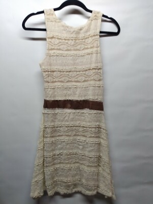 Le Fash Women's Dress (14 Inches Armpit To Armpit) Beige 022