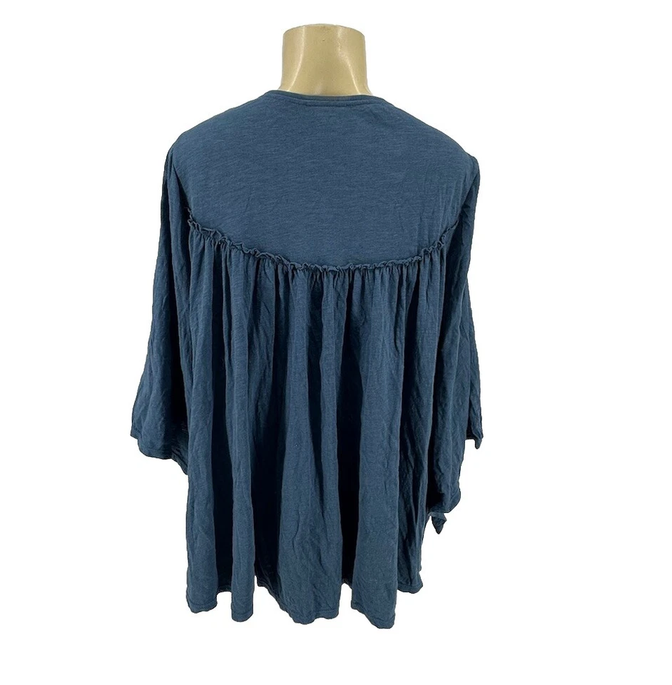 Blusa Campesina Deletta M Anthropologie Josephine Boho Adornada con Cuentas 40-20 Foto 3 de 4