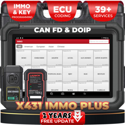2026 Launch X431 IMMO PLUS X-Prog3 Auto OBD2 Diagnosegerät Schlüsselprogrammier