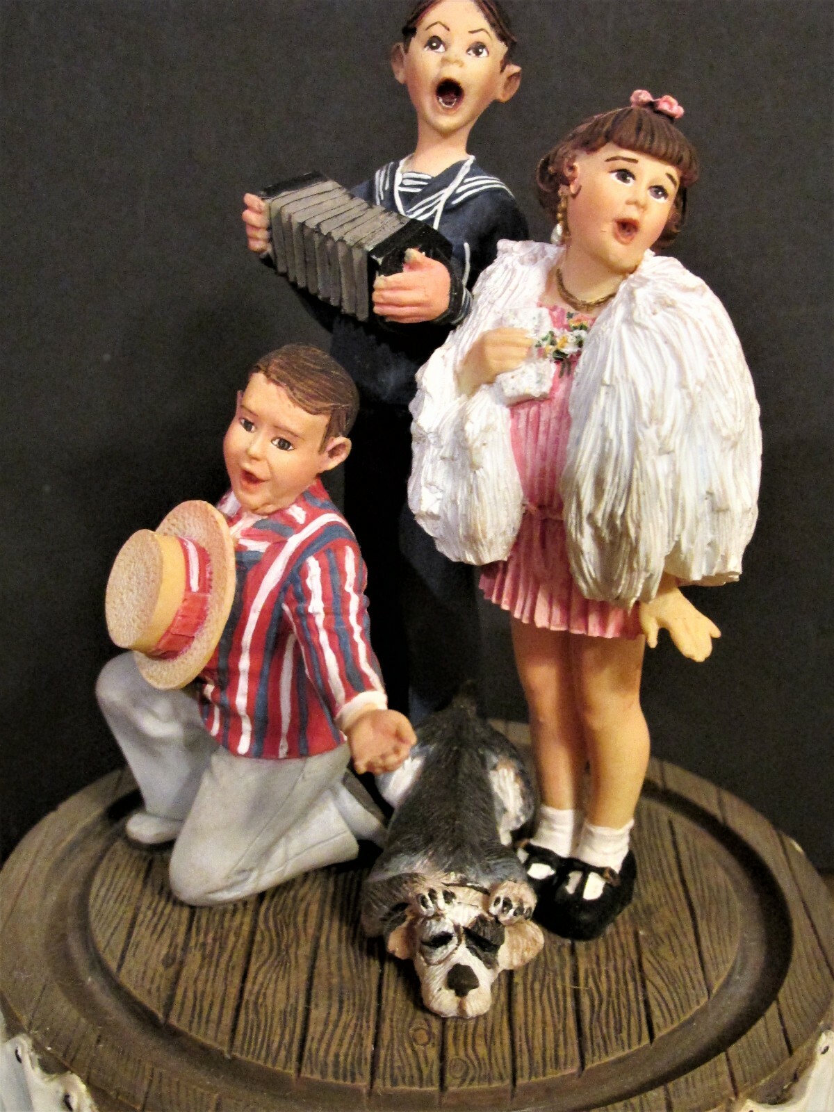 King World Hand-Painted Little Rascals Limited Edition Sculpture w ...