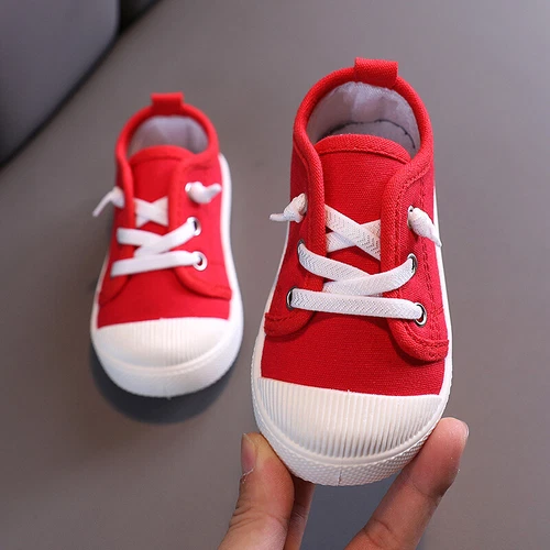Kinder Jungen Mädchen Casual Pumps Canvas Low-Top Flache Trainer Bunte Schuhe - Bild 23 von 32