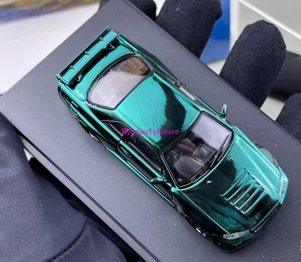 PGM 1/64 日産 GTR R34 Z-TUNE ブリティッシュグリーン PGM Nissan GTR R34 Z-TUNE Diecast Model - British Green 1:64