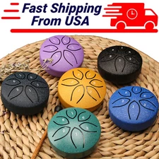 Steel Tongue Drum Rain Chime Rain Drum Instrument For Outside, Drum Handpan-USA