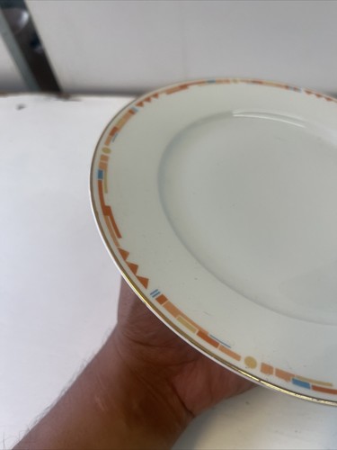 vintage Rosenthal art deco Geometric dessert Salad Dessert Plates Plate Set 4 - Picture 7 of 12