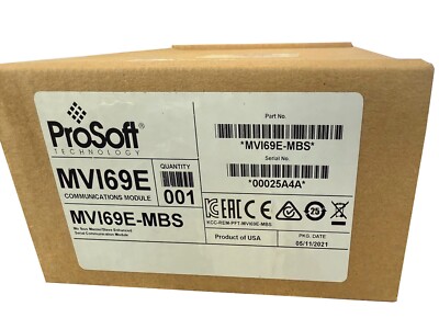 MVI69E-MBS New PROSOFT Modbus Serial Enhanced Communication Module MVI69E-MBS