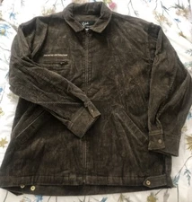 Vintage 90s EMI Music Distribution Corduroy Jacket Size XL Brown