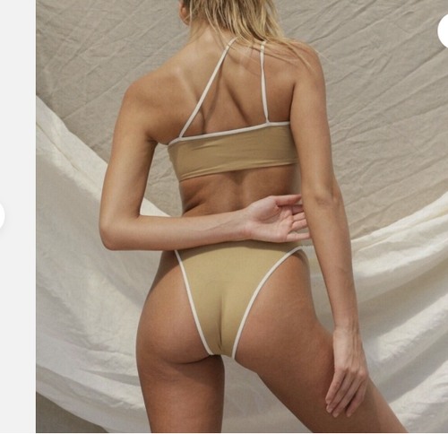 Stone Fox Swim Bottom Bikini Womens XS Echo Frappe NWT - Picture 8 of 8