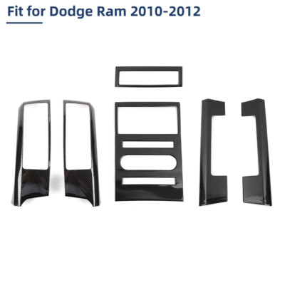 Carbon Fiber GPS Side Panel Trim For Dodge RAM 1500 2010-2012 – CheroCar Interior Dash Kit