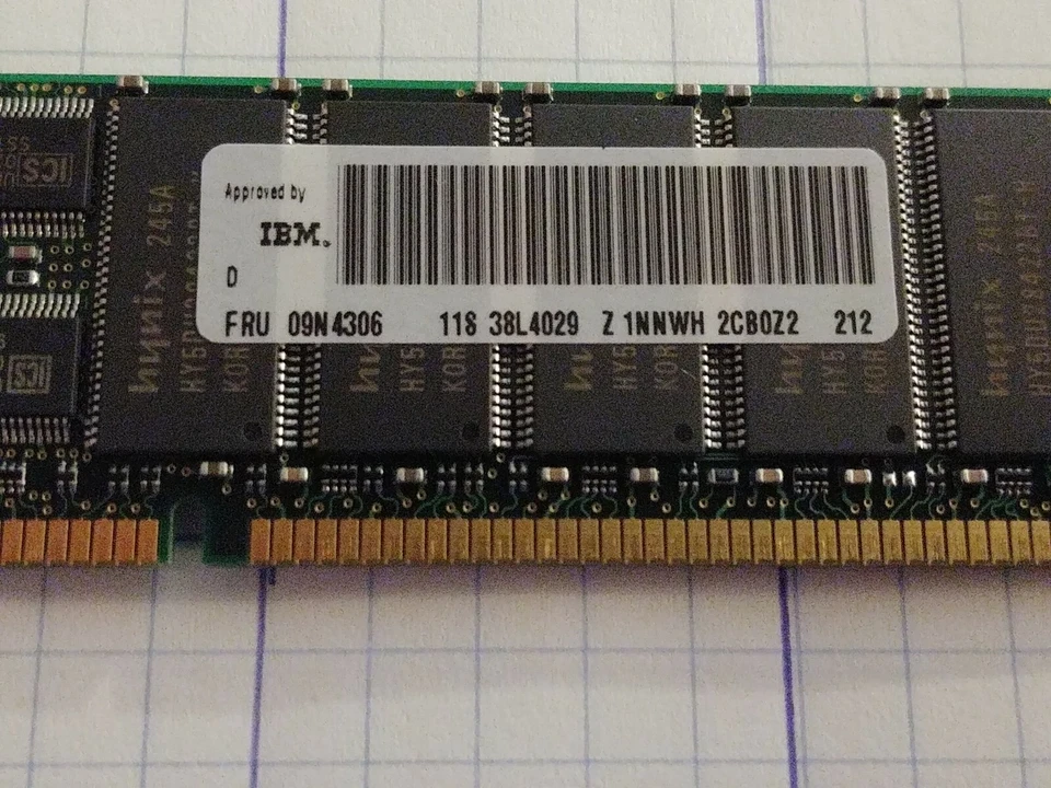 512MB IBM Server ram: 2 x 256MB DDR 266MHz CL2.5 ECC - Image 2 of 4