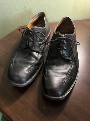 Josef Seibel Men\'s Black Leather Oxford Lace Up Shoes Size 46/12US Earl 05 - Men main image 2