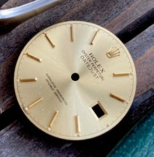 Rolex Dial Datejust Mens Original Champagne Index For Model No 16233 16013 Watch