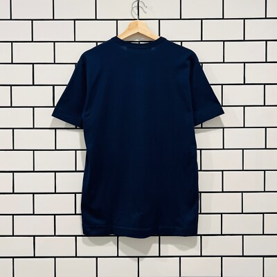 トップス COMME DES GARCON PLAY Dot L/S Tee Navy Comme des Garcons PLAY - Navy Polka Dot Heart Logo LS T