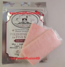 Cape Cod 8821 Metal Polishing Cloths Foil Pouch Watches Jewellery Polish