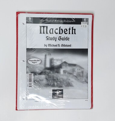 Macbeth Study Guide by Michael S. Gilleland - 3 Hole - Reproducible - Sealed