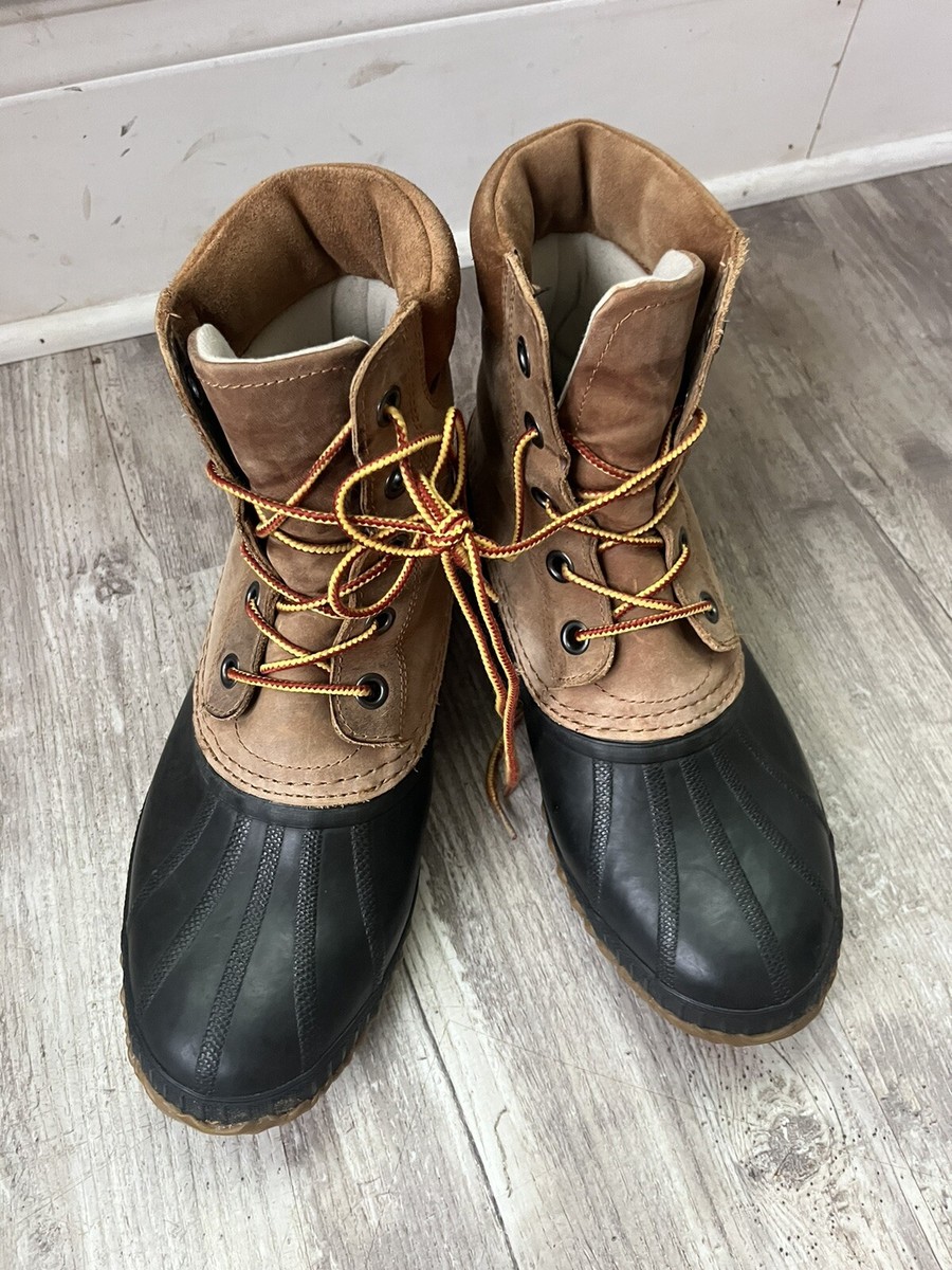 Sorel Mens Outdoor Hiking Duck Comfort Shoes boots Insulated lined sz 11 SOREL Mens Caribou Winter Snow Boots Outdoor Waterproof Duck  main image 3