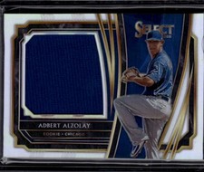 2020 Panini Select #RJS-AD Adbert Alzolay Rookie Jumbo Swatch Holo #/250