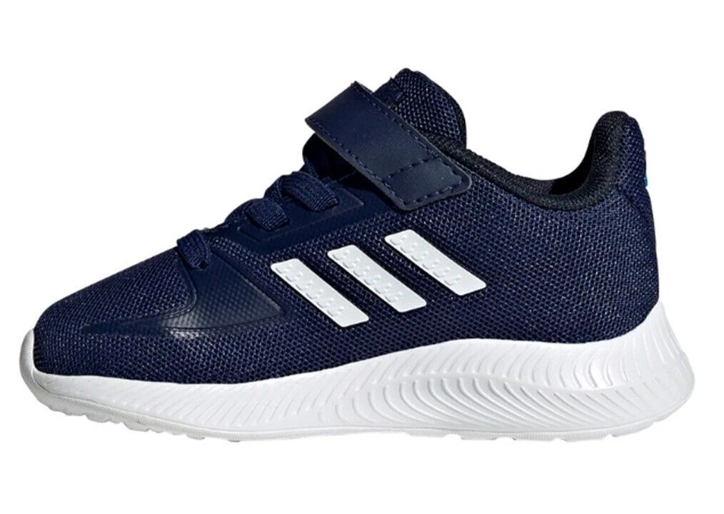 Scarpe bimbo bambino Adidas Run falcon blu strappo ginnastica