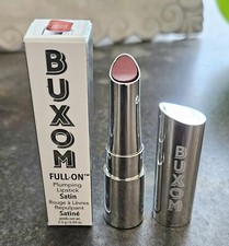 Lápiz labial satinado Buxom HUSH HUSH Full On Plumping 0,09 oz tamaño completo ¡NUEVO EN CAJA!