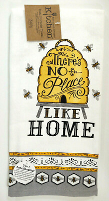 Kitchen Dish Towel Bee Hive Country Bumble Insect Farm Rustic Home Quality Gift